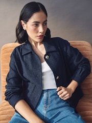 Emme Marella Blue Error Jacket - Image 5 of 7