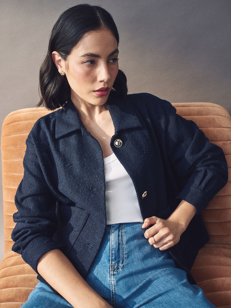 Emme Marella Blue Error Jacket - Image 5 of 7