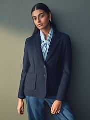 Emme Marella Blue Harley Jacket - Image 1 of 4