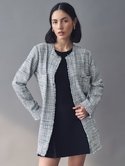 Emme Marella Blue Ugolina Jacket - Image 1 of 5