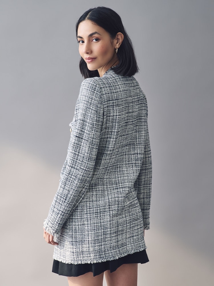 Emme Marella Blue Ugolina Jacket - Image 2 of 5