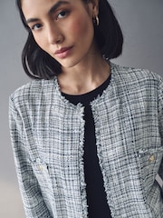 Emme Marella Blue Ugolina Jacket - Image 3 of 5