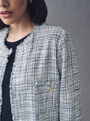 Emme Marella Blue Ugolina Jacket - Image 4 of 5