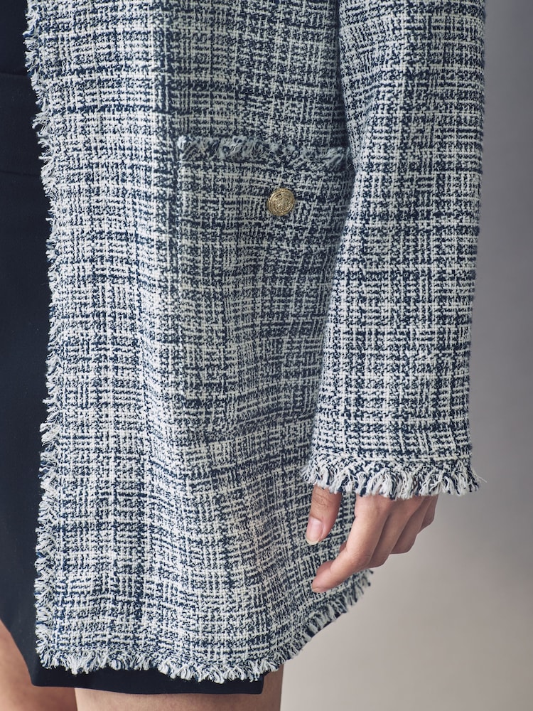 Emme Marella Blue Ugolina Jacket - Image 5 of 5