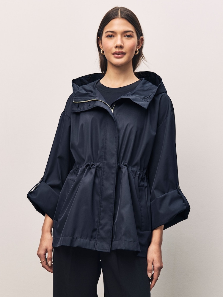 Emme Marella Blue Taddeo Raincoat - Image 1 of 4