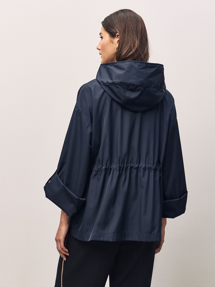 Emme Marella Blue Taddeo Raincoat - Image 2 of 4