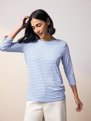 Emme Marella Blue Lidia T-Shirt - Image 1 of 5