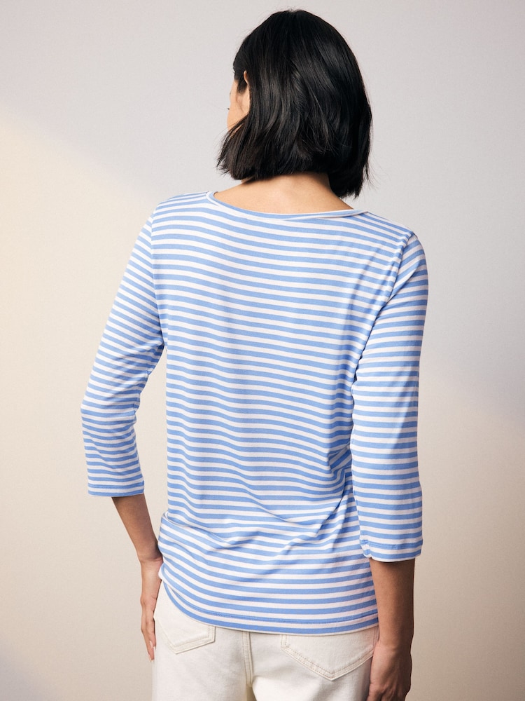 Emme Marella Blue Lidia T-Shirt - Image 2 of 5