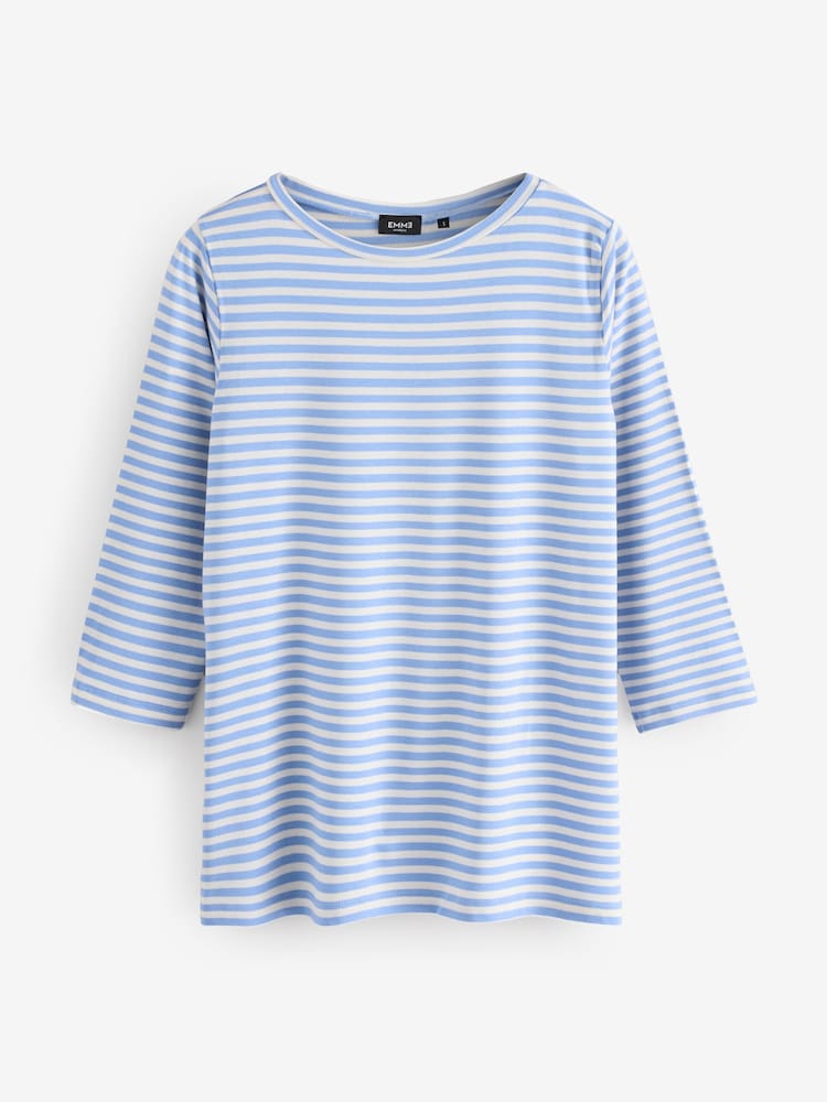 Emme Marella Blue Lidia T-Shirt - Image 5 of 5
