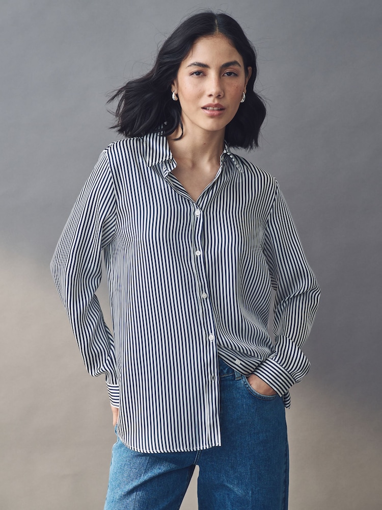 Emme Marella Blue Foce Shirt - Image 1 of 5