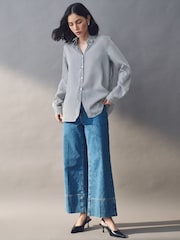Emme Marella Blue Foce Shirt - Image 2 of 5