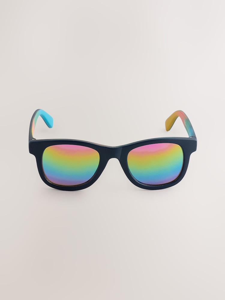 Navy Blue Rainbow Sunglasses - Image 2 of 3