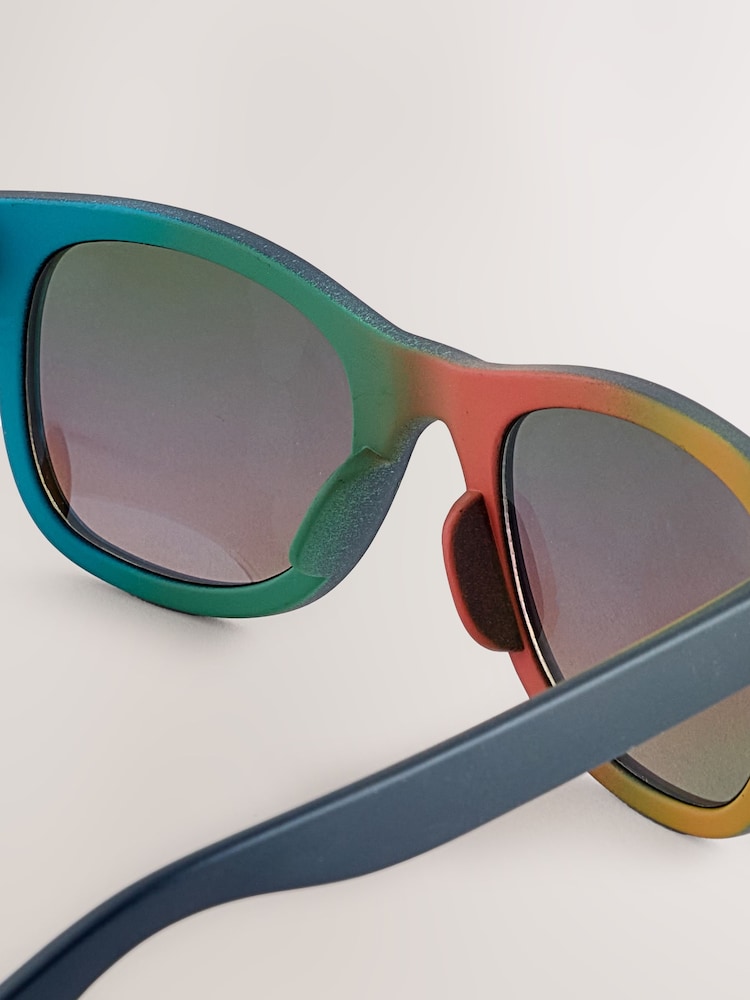 Navy Blue Rainbow Sunglasses - Image 3 of 3