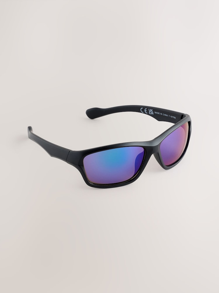Black Sporty Sunglasses - Image 1 of 3