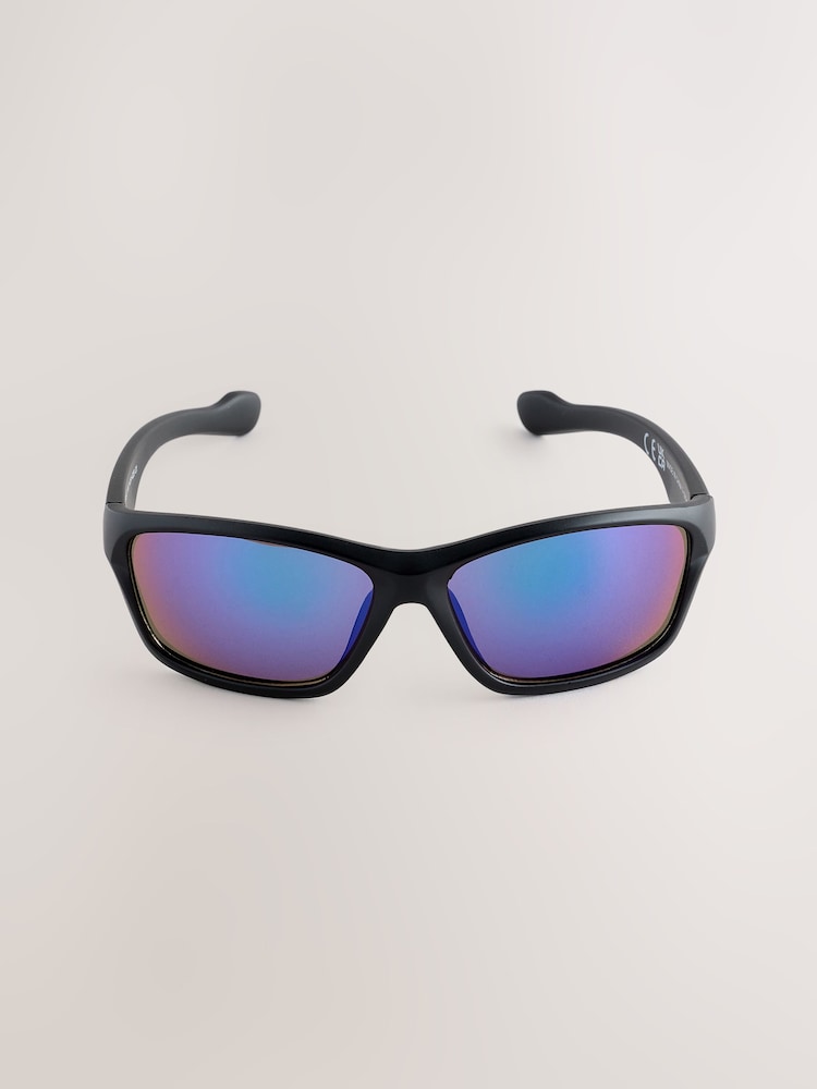Black Sporty Sunglasses - Image 2 of 3