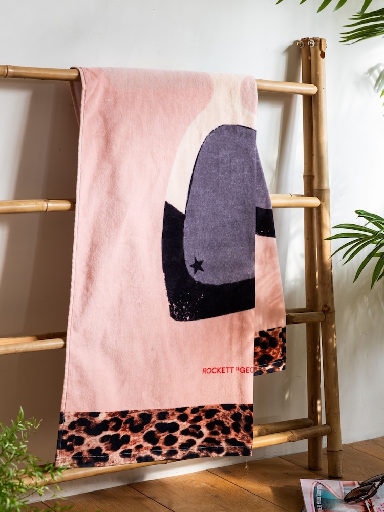 Rockett St George Lola Glasses 100% Cotton Beach Towel - Image 2 of 6