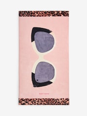 Rockett St George Lola Glasses 100% Cotton Beach Towel - Image 6 of 6