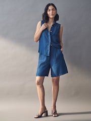 Emme by Marella Blue Giochi Short Trousers - Image 2 of 5