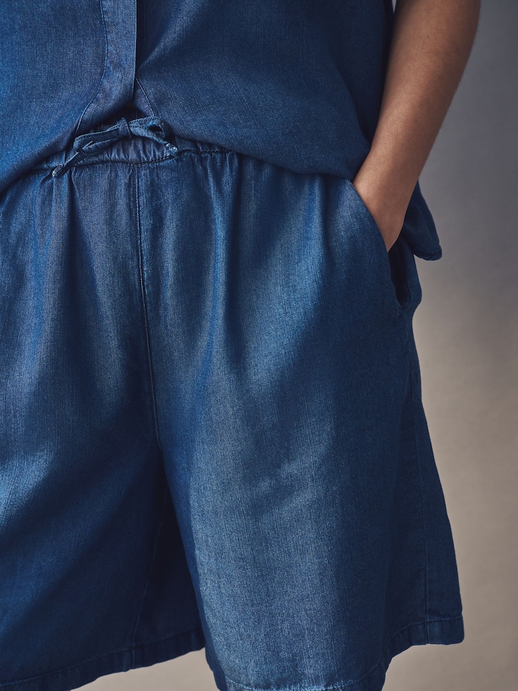 Emme by Marella Blue Giochi Short Trousers - Image 5 of 5