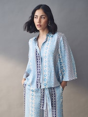 Emme by Marella Blue Tago Shirt - Image 1 of 4