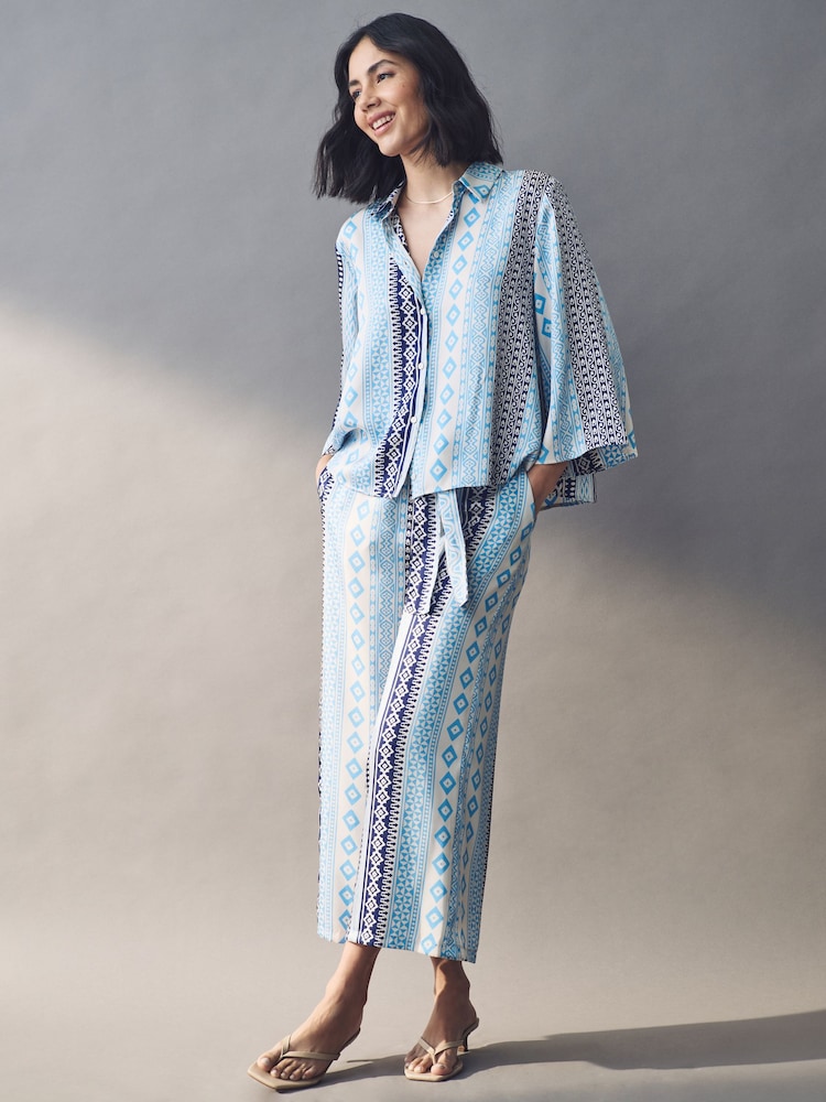 Emme by Marella Blue Tago Shirt - Image 2 of 4