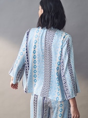 Emme by Marella Blue Tago Shirt - Image 3 of 4