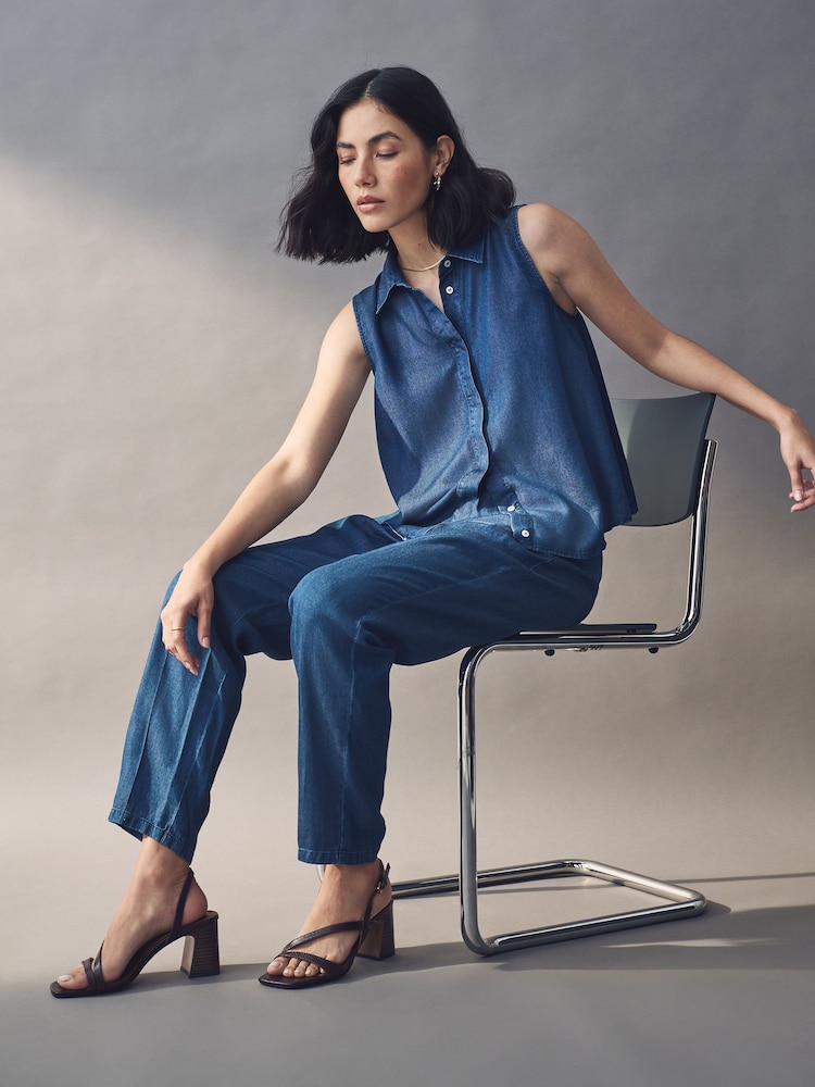Emme by Marella Blue Medina Blue Jeans - Image 2 of 5