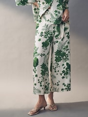 Emme Marella Green Risico Long Trousers - Image 1 of 4