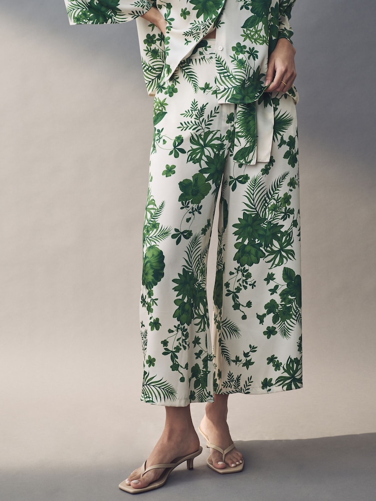 Emme Marella Green Risico Long Trousers - Image 1 of 4