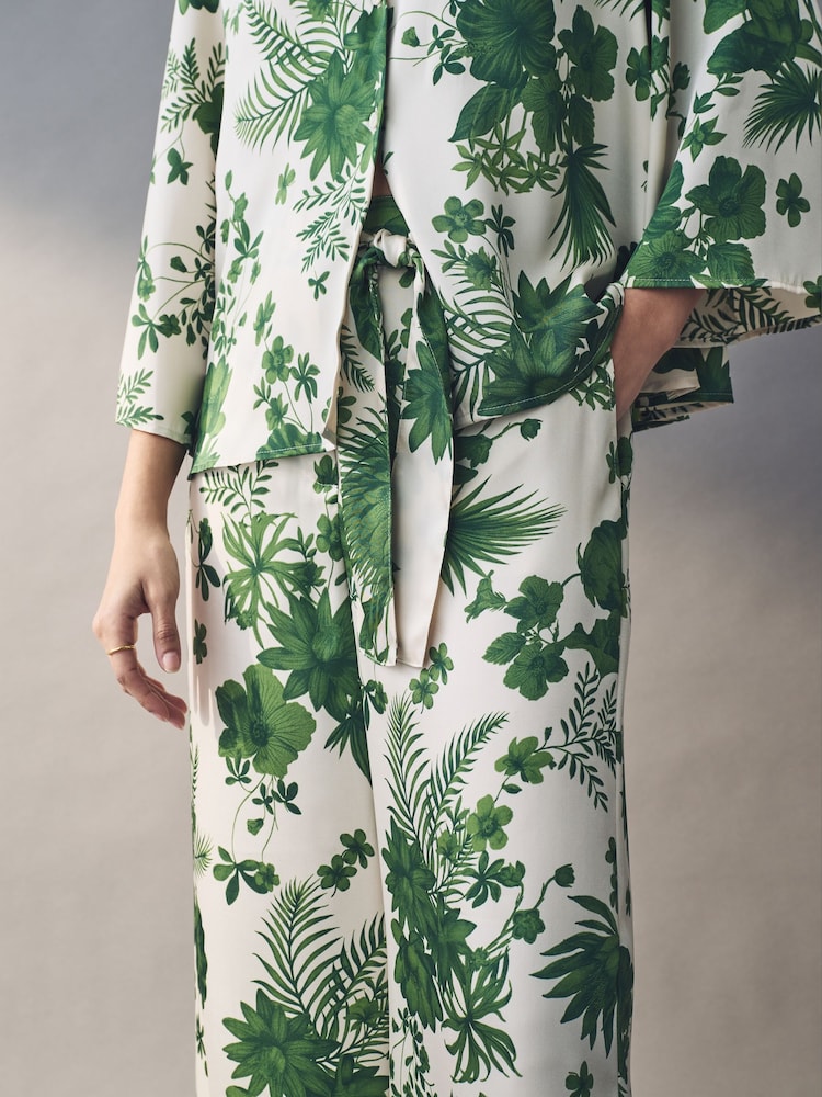 Emme Marella Green Risico Long Trousers - Image 2 of 4 Emme Marella Green Risico Long Trousers - Image 2 of 4