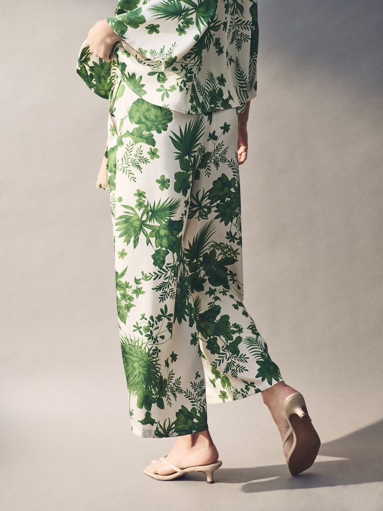 Emme Marella Green Risico Long Trousers - Image 4 of 4