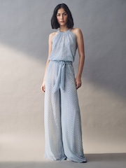 Emme by Marella Depend Blue Jumpsuit - Image 1 of 5