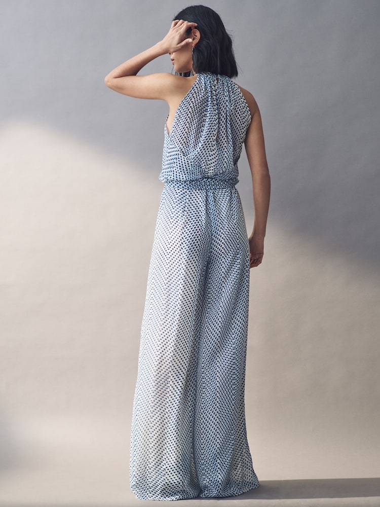 Emme by Marella Depend Blue Jumpsuit - Image 2 of 5