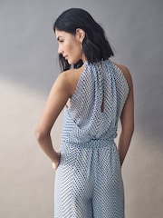 Emme by Marella Depend Blue Jumpsuit - Image 5 of 5