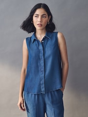 Emme by Marella Scapo Blue Shirt - Image 1 of 5