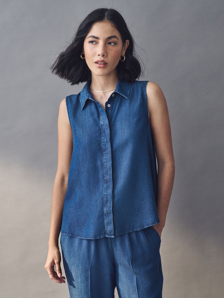 Emme by Marella Scapo Blue Shirt - Image 1 of 5