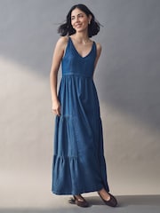Emme Marella Blue Sanctus Dress - Image 1 of 4