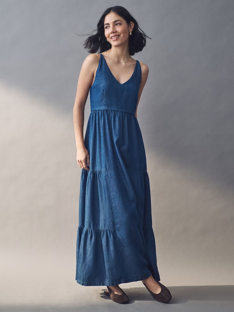 Emme Marella Blue Sanctus Dress - Image 1 of 4