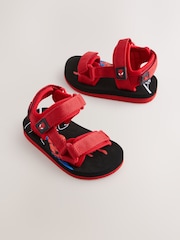 Red Spiderman Trekker Sandals - Image 1 of 5