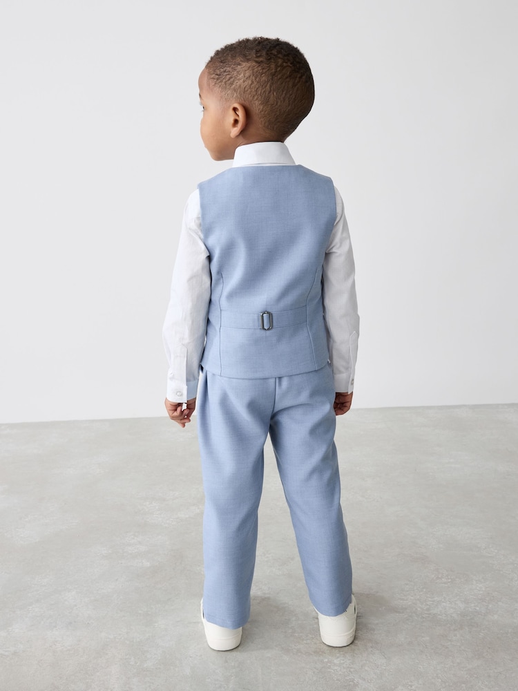 Hellblau - Baker by Ted Baker Set mit Weste, Hemd und Hose - Bild 2 von 14 Hellblau - Baker by Ted Baker Set mit Weste, Hemd und Hose - Bild 2 von 14