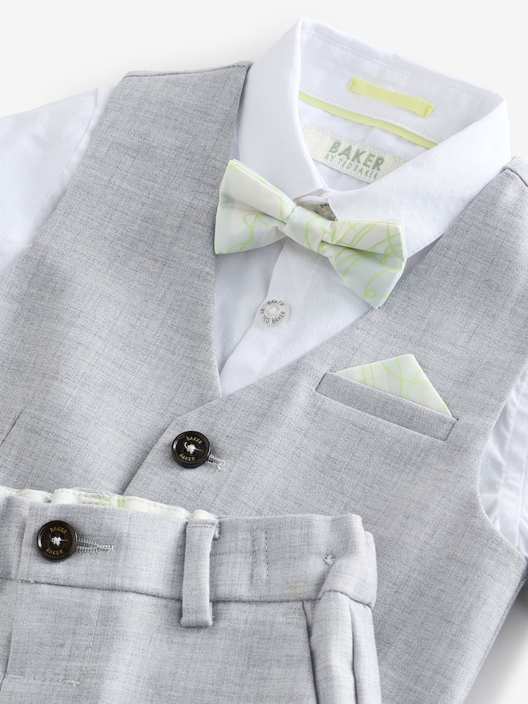 Baker by Ted Baker Waistcoat Shirt And Trousers Set - Image 12 of 14