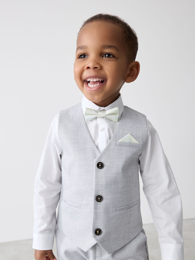 Baker by Ted Baker Waistcoat Shirt And Trousers Set - Image 2 of 14