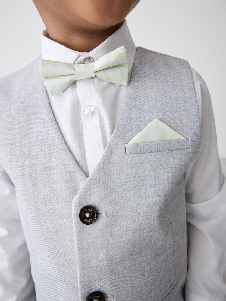 Baker by Ted Baker Waistcoat Shirt And Trousers Set - Image 6 of 14