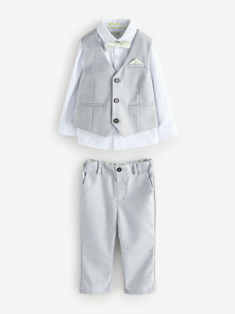 Baker by Ted Baker Waistcoat Shirt And Trousers Set - Image 9 of 14