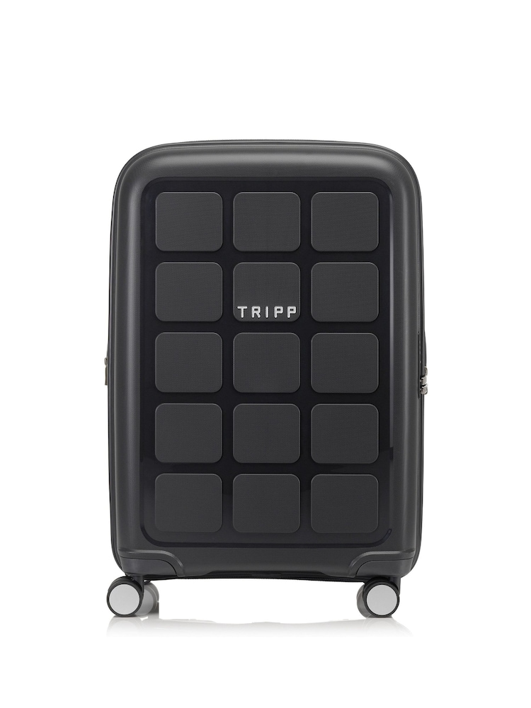 Tripp Grey Medium Holiday 4 Wheel Suitcase - Image 1 of 5 Tripp Grey Medium Holiday 4 Wheel Suitcase - Image 1 of 5
