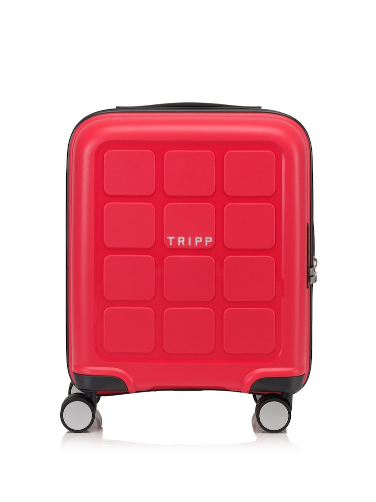 Rood - Tripp Holiday 8 45cm onderzitse rolkoffers met 4 wieltjes - Image 1 of 4
