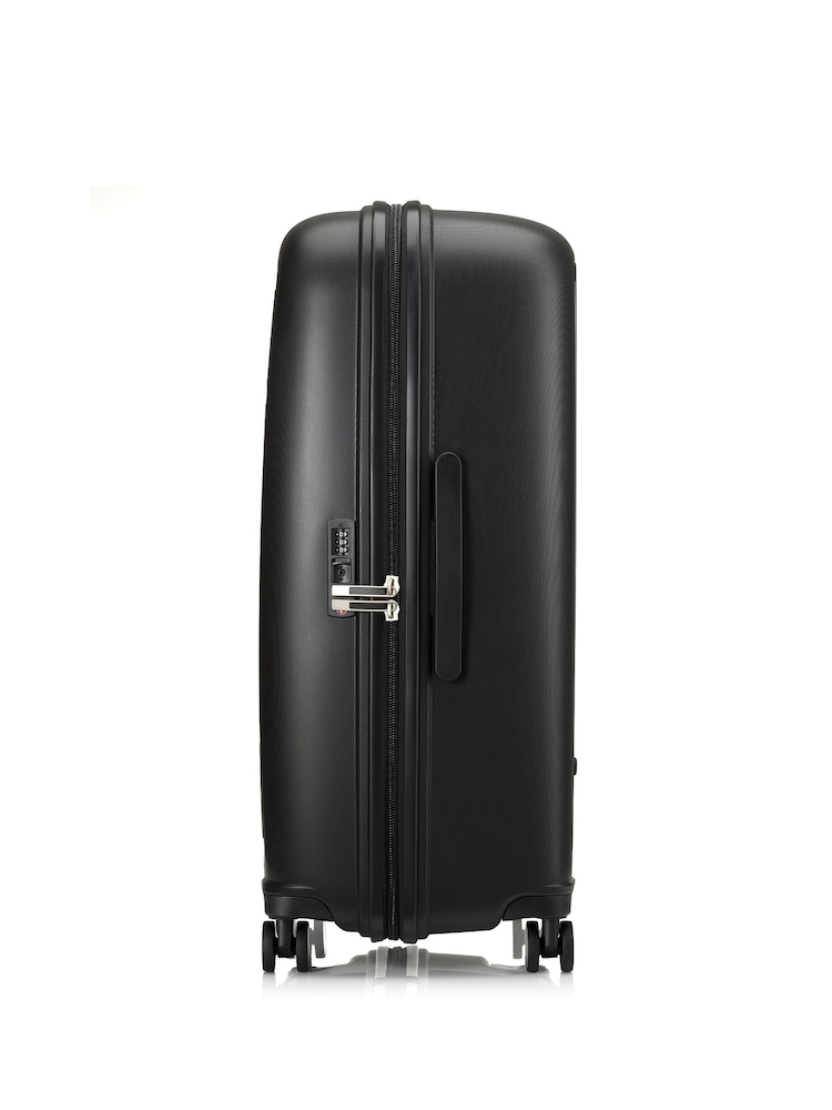 Noir - Grande valise à roulettes de vacances Tripp - Image 3 of 5
