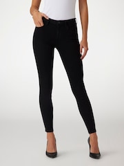Guess Annette Mid Rise Skinny Fit Black Jeans - Image 1 of 5