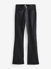 Guess High Rise Patterned Flare Leg 100% Cotton Black Jeans - Image 5 of 5