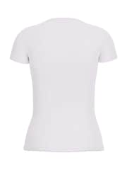 Guess Triangle Logo Short Sleeve 100% Cotton T-Shirt - Imagen 7 de 7